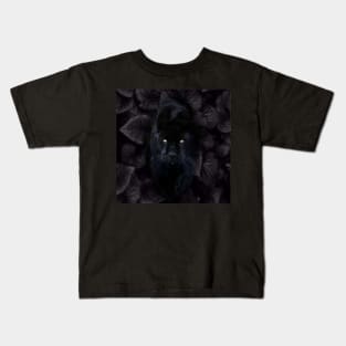 Black Panther On A Midnight Prowl Kids T-Shirt